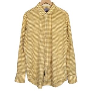 Robert Graham Men's Cotton Plaid Cowboy Rodeo Long Sleeve Button Down Shirt Sz L